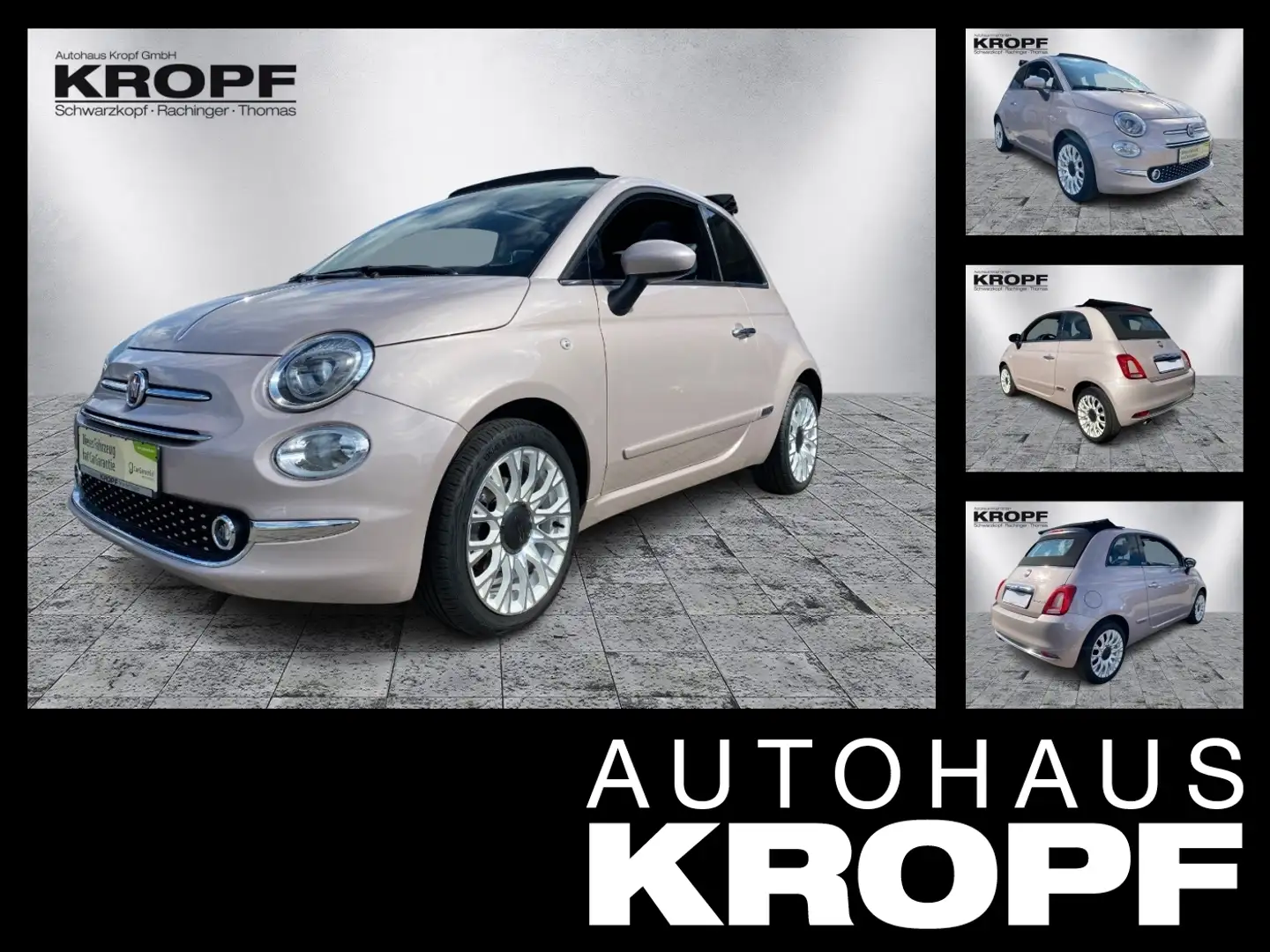 Fiat 500C 500 Cabrio 1.0 S&S Star +Pano LM KlimaA PDC Фіолетовий - 1