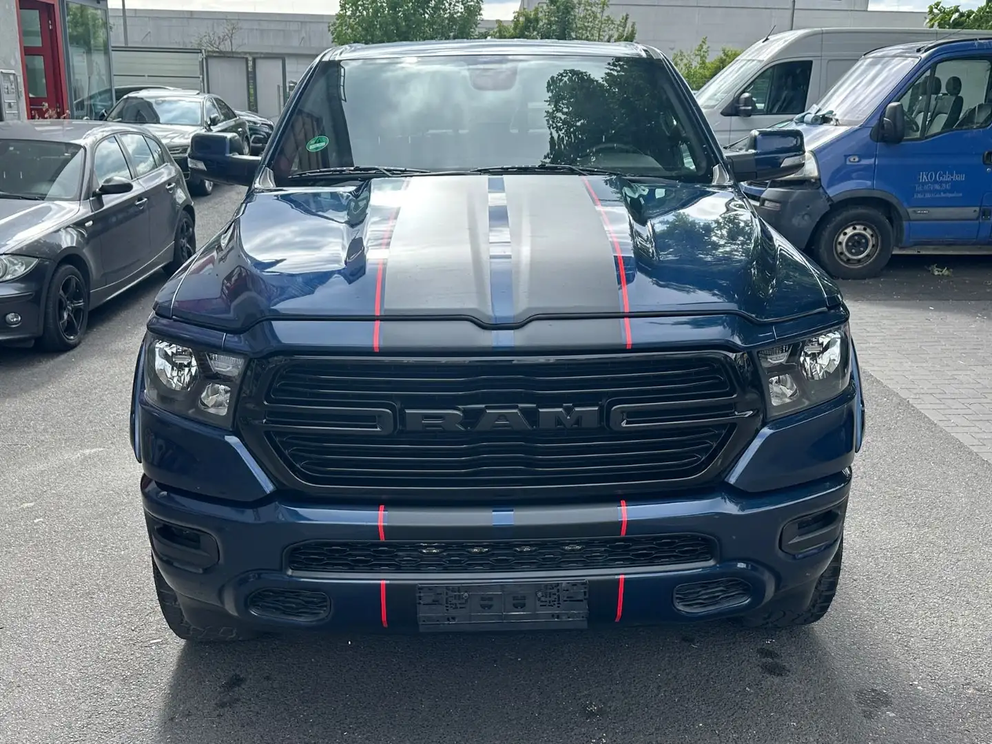 Dodge RAM 1500 CREW CAP 4X4 LPG~2.HAND~BIG HORN Bleu - 2