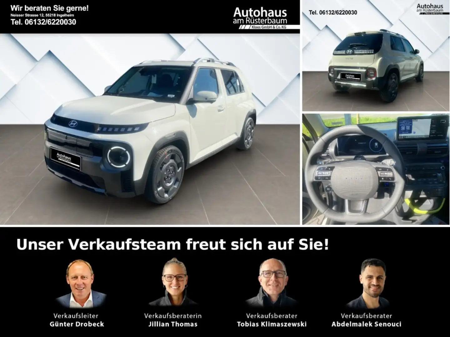 Hyundai Inster Cross EV (MY25) 49 kWh Effizienz-Paket, Assistenz- Beige - 1
