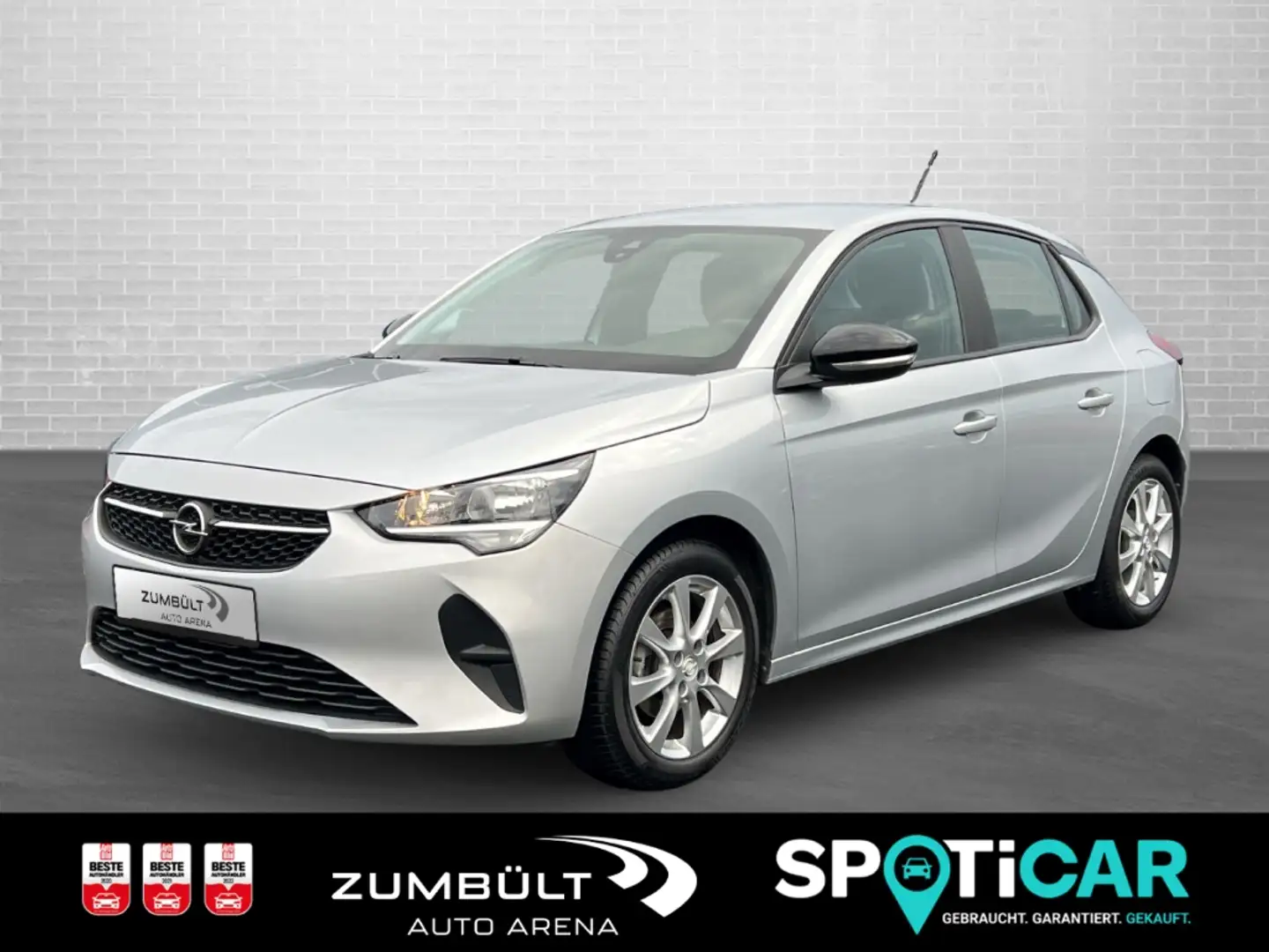 Opel Corsa Edition 1.2 +Komfort Paket Allwettter Sitzheizung Silber - 1