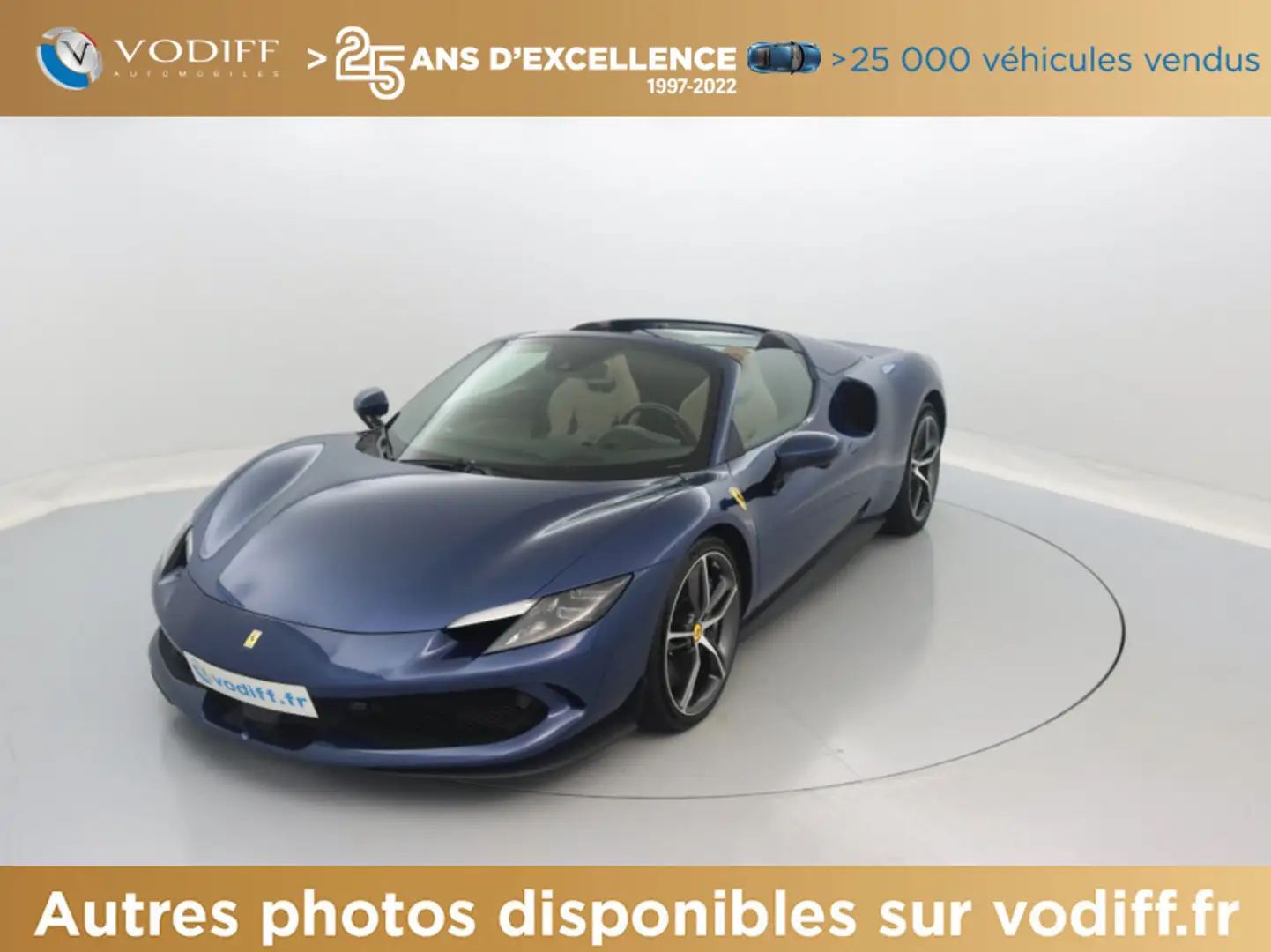 Ferrari 296 GTS 3.0 V6 HYBRIDE 830 CV Azul - 1