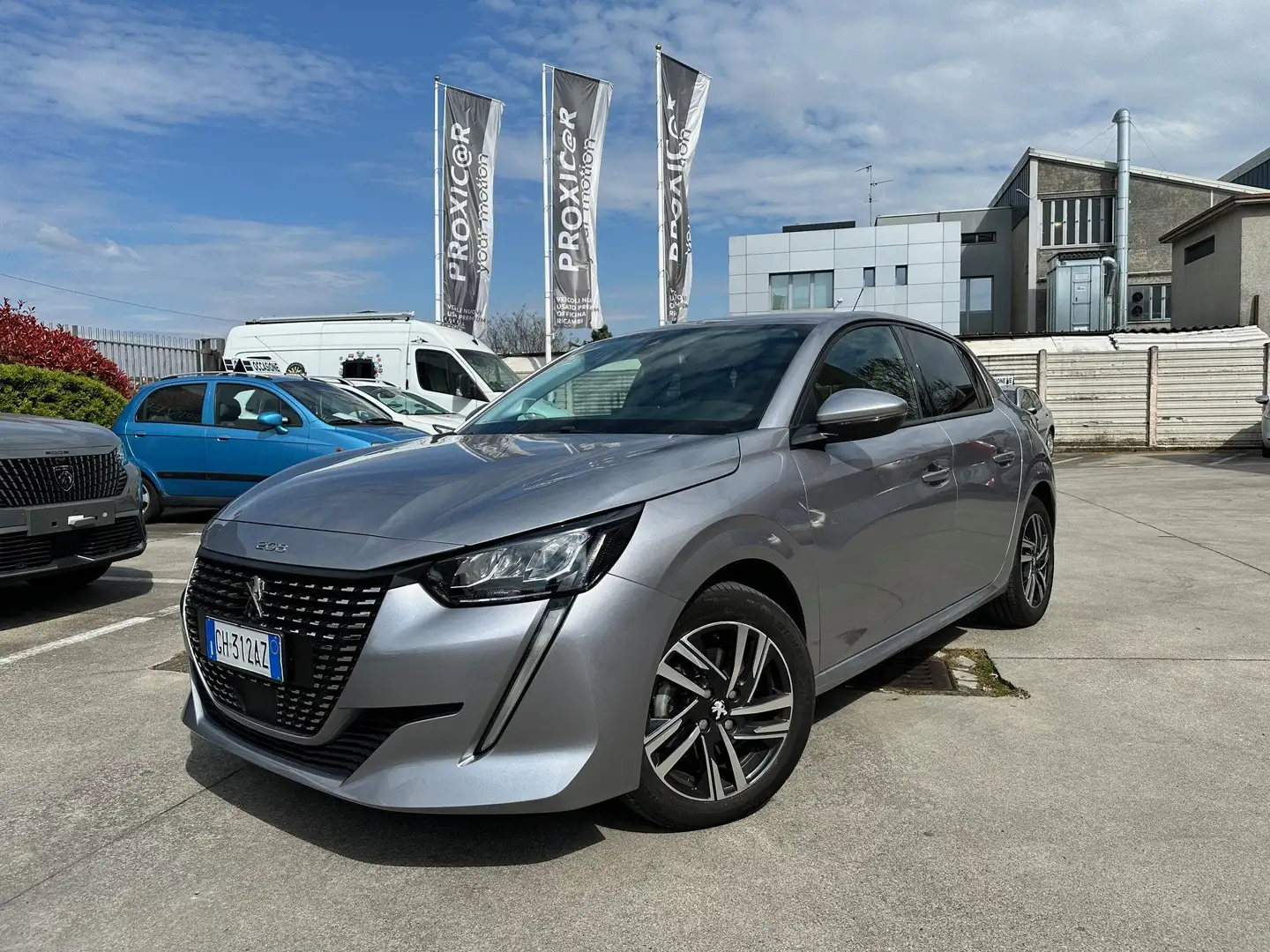 Peugeot 208 208 1.2 puretech Allurè Pack s Gris - 1