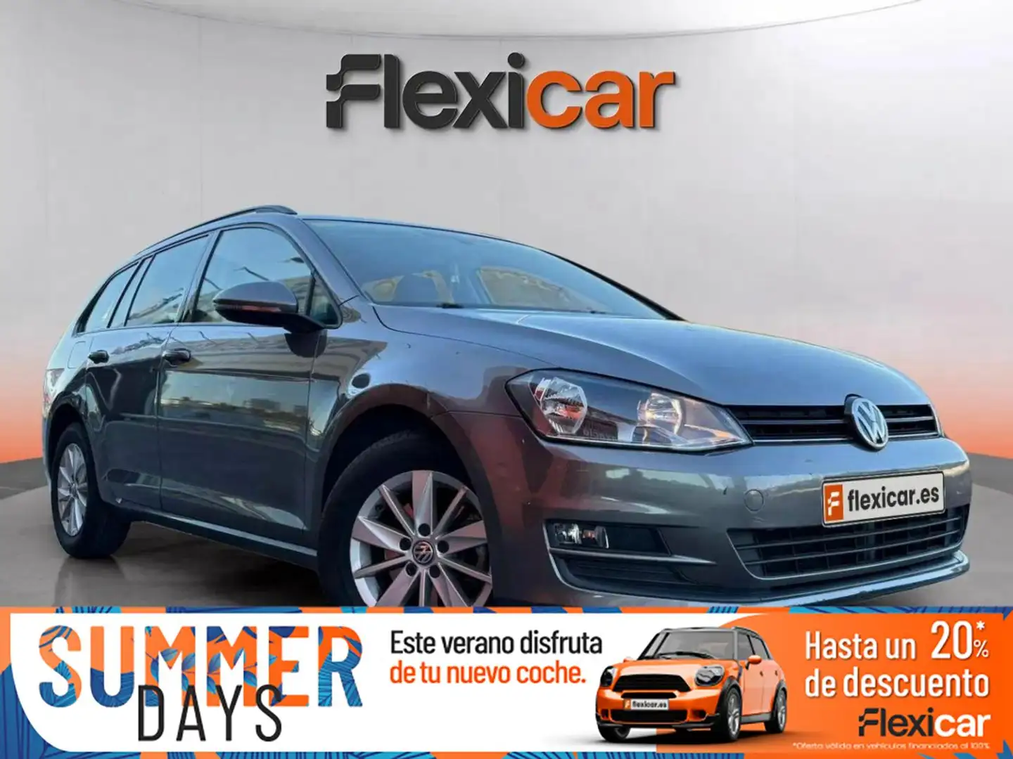 Volkswagen Golf Variant 1.6TDI CR BMT Advance 110 Gris - 1