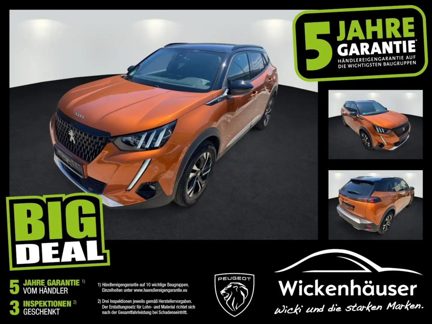 Peugeot 2008 1.2 PureTech 130 GT Navi Kamera SHZ Orange - 1