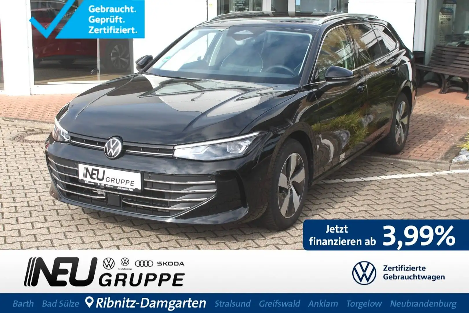 Volkswagen Passat Business Variant 1.5 eTSI DSG LED HZ 360° Schwarz - 1