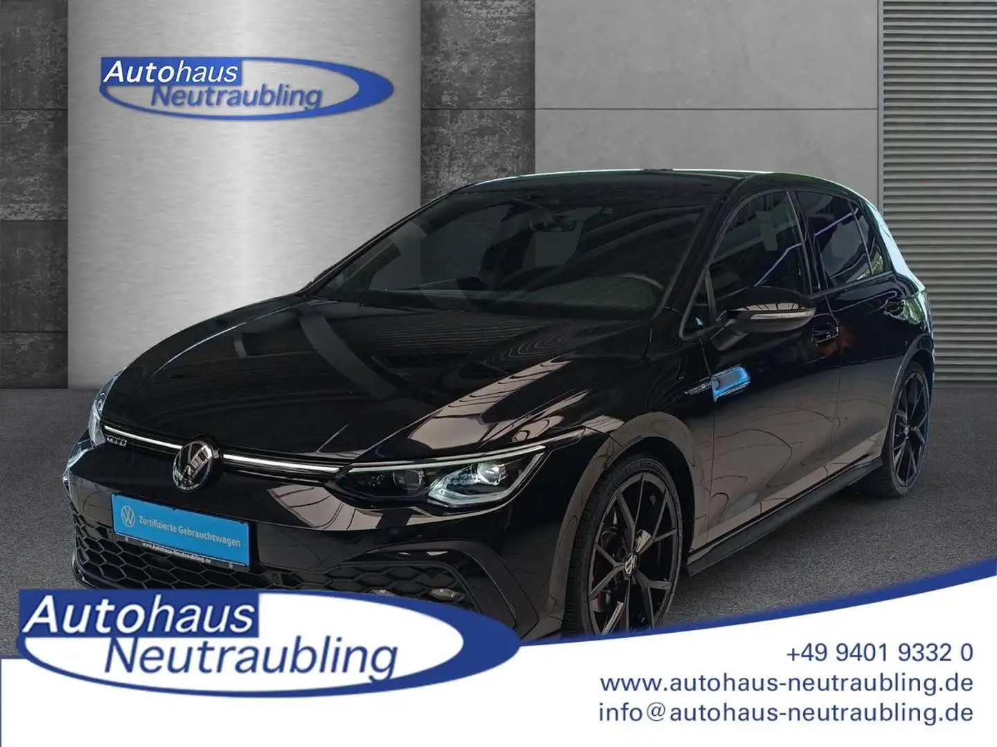 Volkswagen Golf 8 2.0 TDI "GTD" 200 PS DSG+NAVI+ACC+AHK+REARVIEW+ Zwart - 1