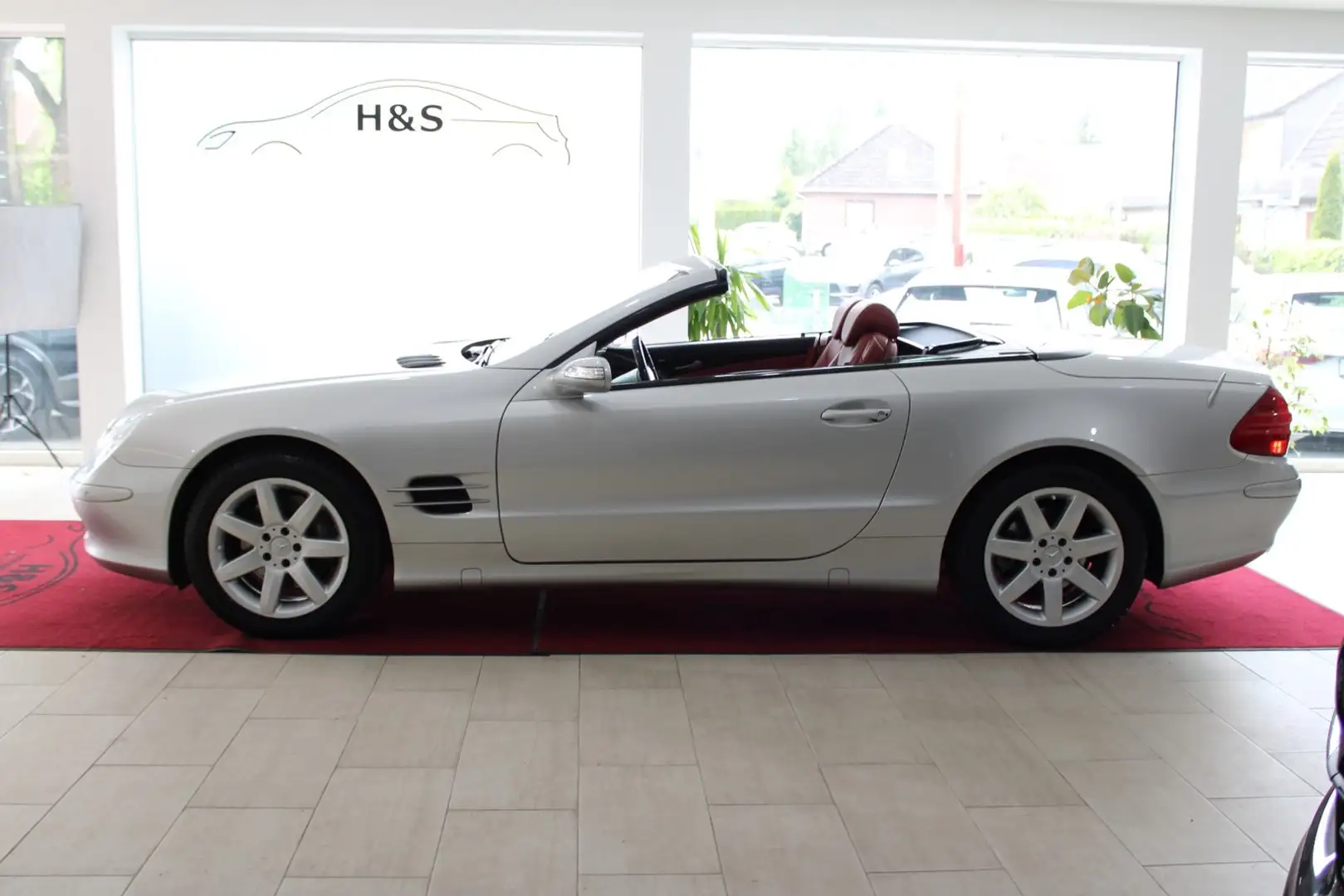 Mercedes-Benz SL 500 SL 500 LEDER*DEUTSCH*GARAGEN FZG Argento - 2