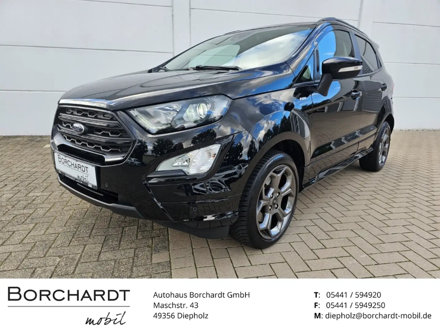 Ford EcoSport ST-Line B&O Navi Kamera SHZ AHK Allwetter KeyFree Schwarz - 1