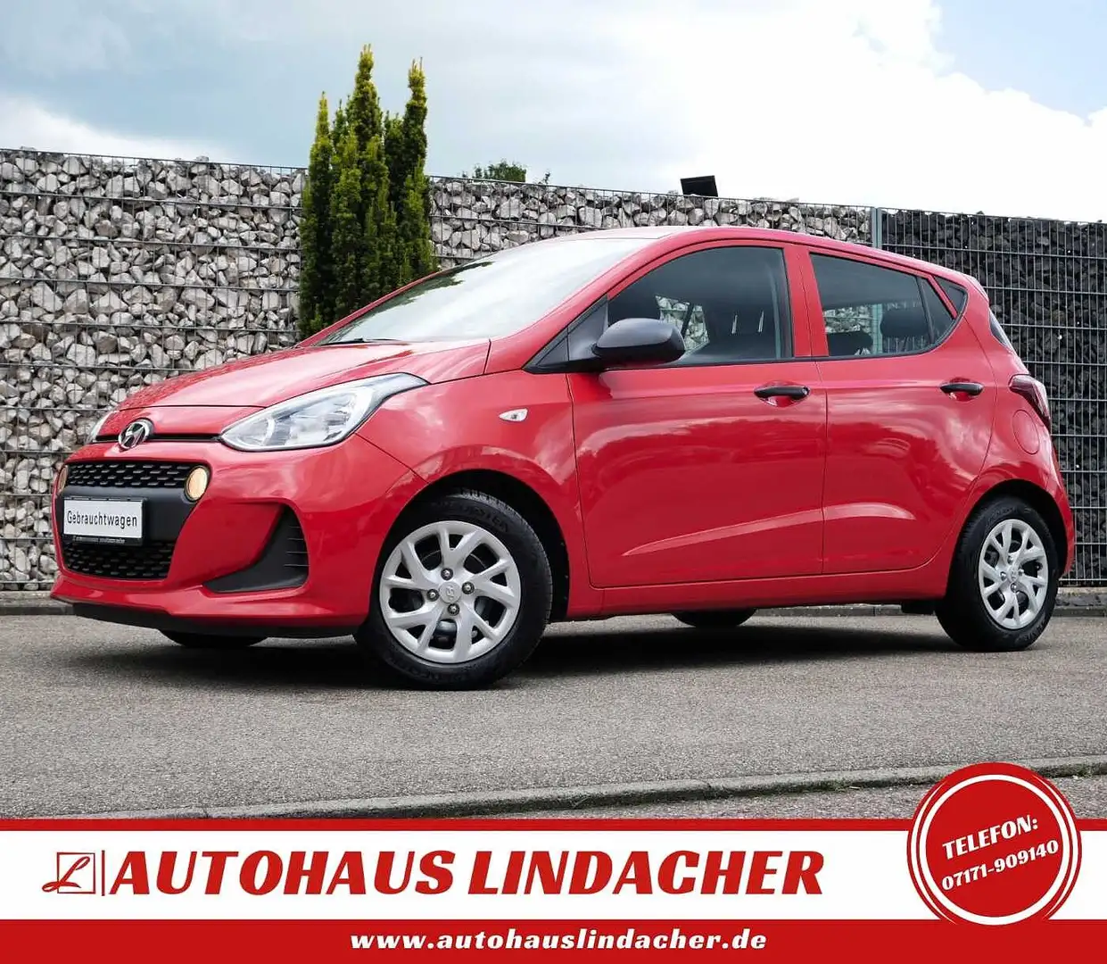 Hyundai i10 1.0 Select | Garmin Rouge - 1