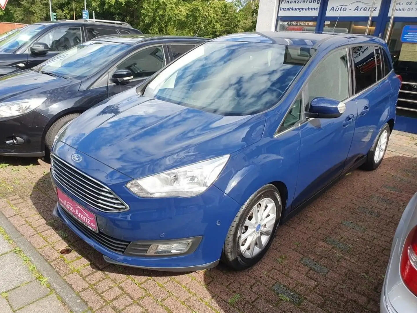Ford Grand C-Max Grand C-MAX 1.0 EcoBoost Titanium-Zahnriemen neu Blauw - 2