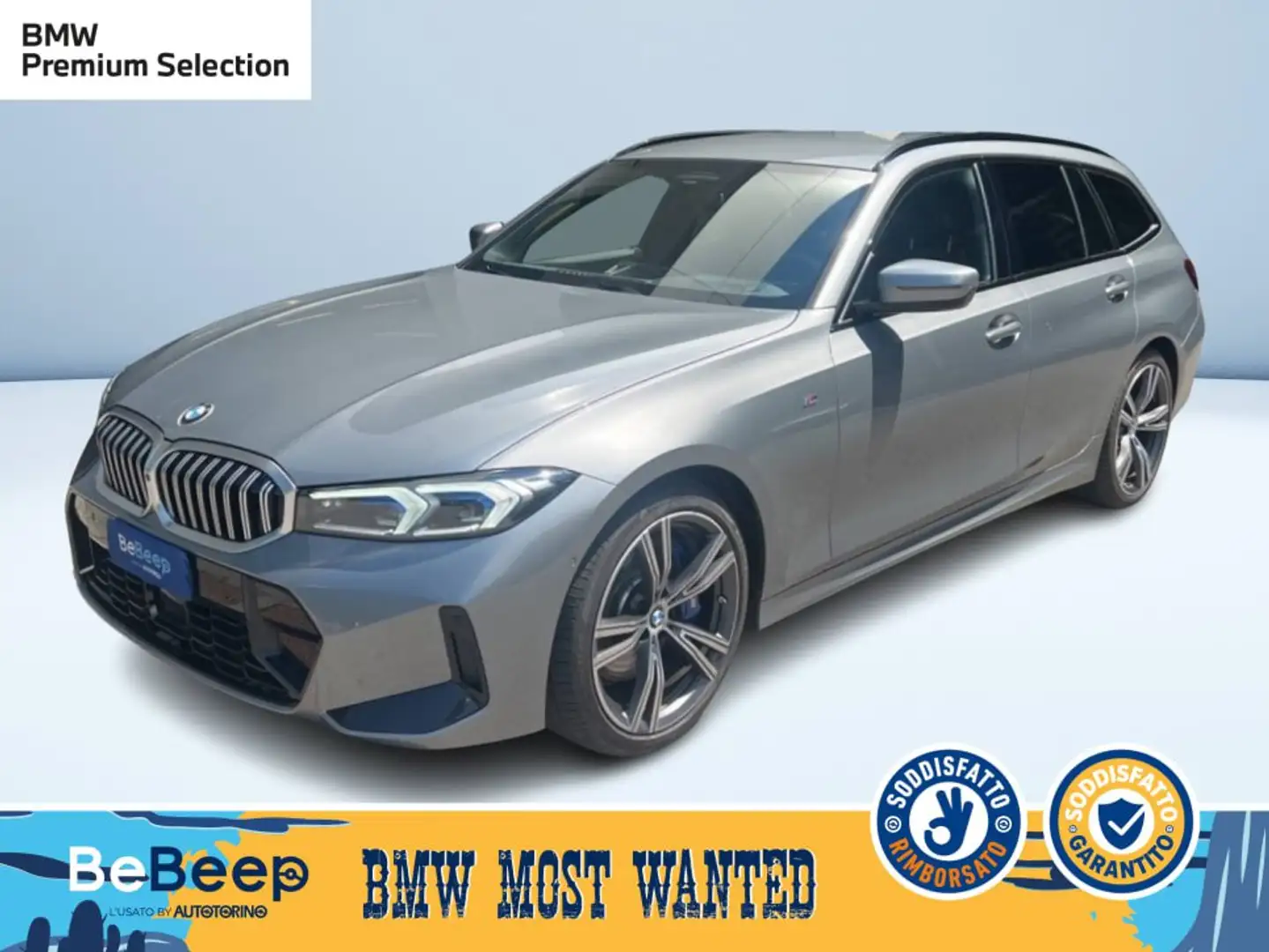 BMW 320 320D TOURING MHEV 48V XDRIVE MSPORT AUTO Gris - 1