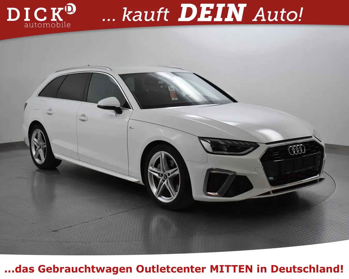 Audi A4 Av 40d Quatt Sport S LINE+B&O+LED+STANDHZ+18" Beyaz - 1