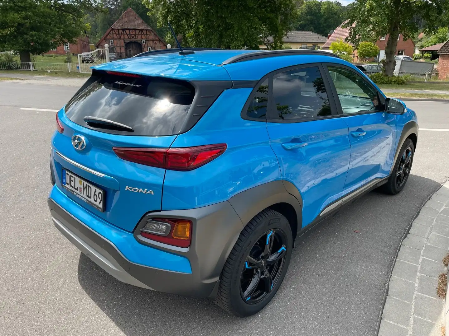 Hyundai KONA Premium 2WD Kamera+Teilleder+Allwetter+AHK Bleu - 2