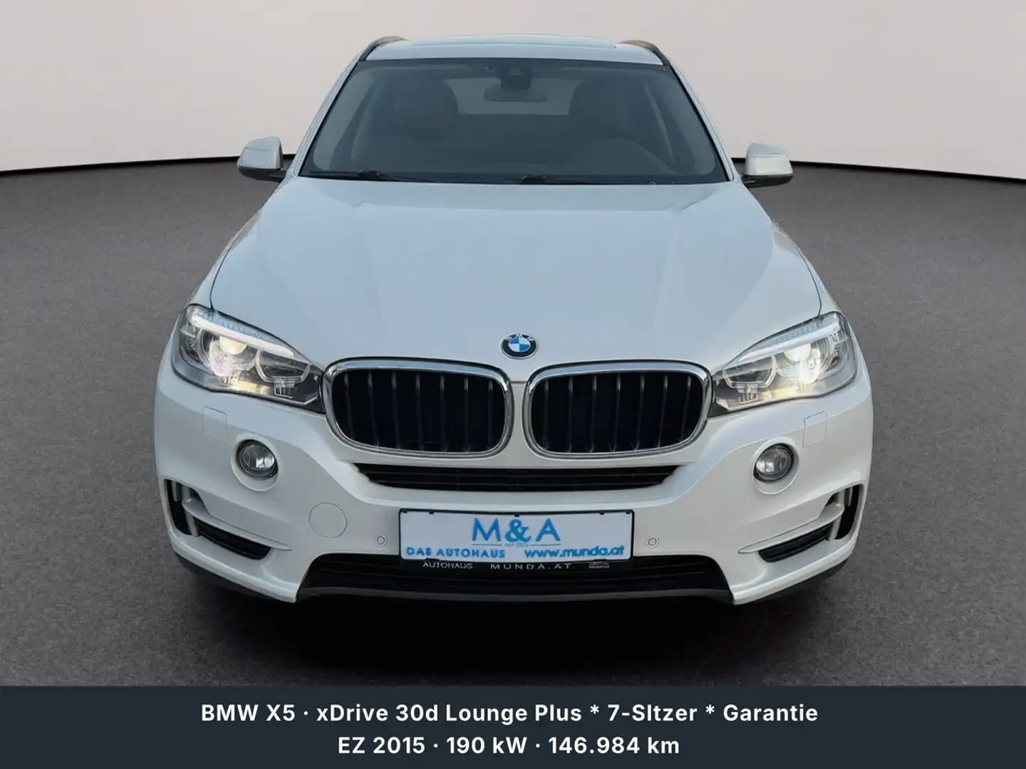 BMW X5 xDrive 30d Lounge Plus * 7-SItzer * Garantie Weiß - 2