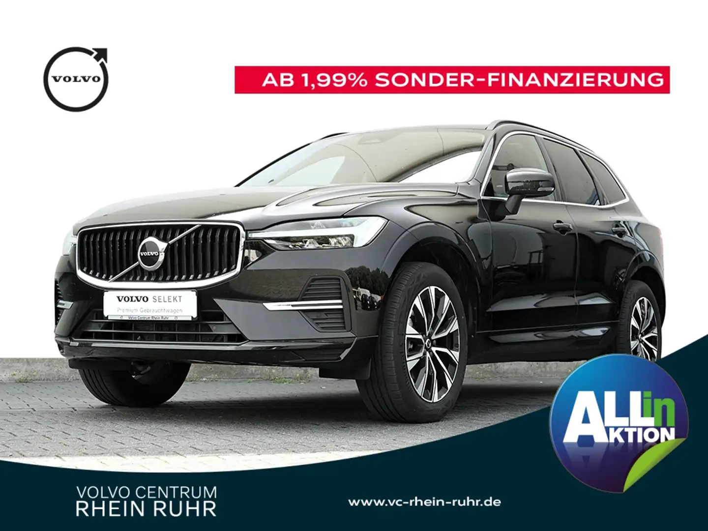 Volvo XC60 B4 (B) MHEV Core+AHK+WINPAK+GOOGLE CORE AHK+LM 19" Grau - 1