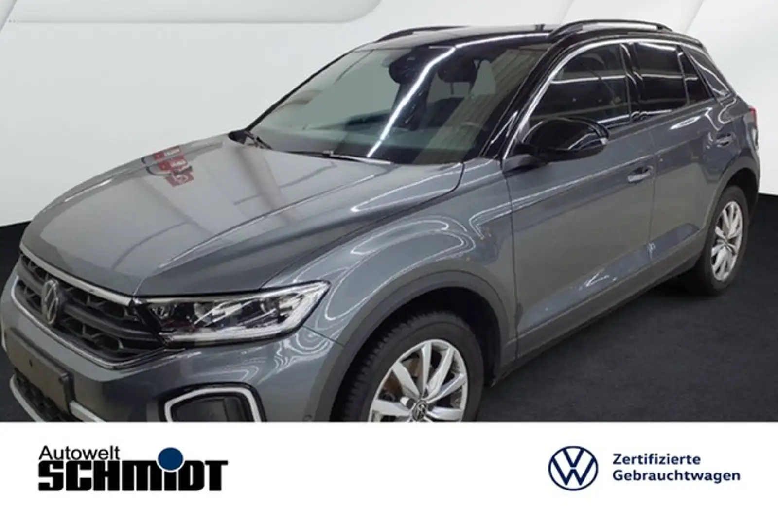 Volkswagen T-Roc 2,0 TDI DSG Goal ACC LED-Plus AHK R-Kamera Side... Grau - 1