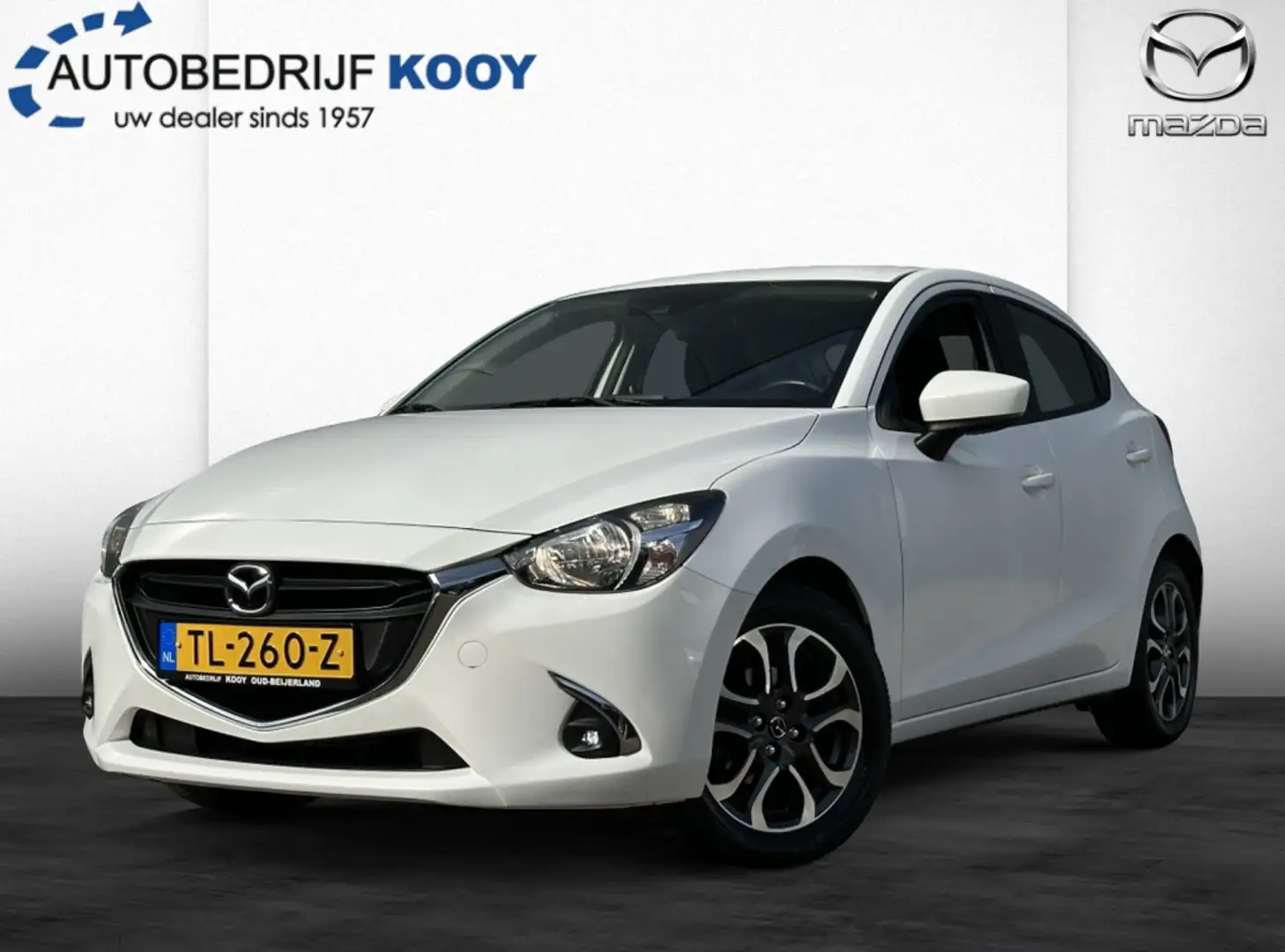 Mazda 2 1.5 Skyactiv-G Dynamic+ / Airco / Navigatie Blanc - 1