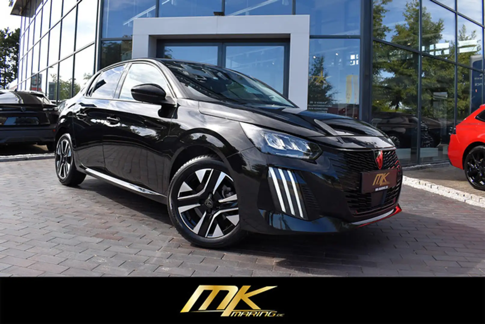 Peugeot 208 ALLURE PT 100 FACELIFT*SHZ*NAVI*CARPLAY*TOP* Schwarz - 1