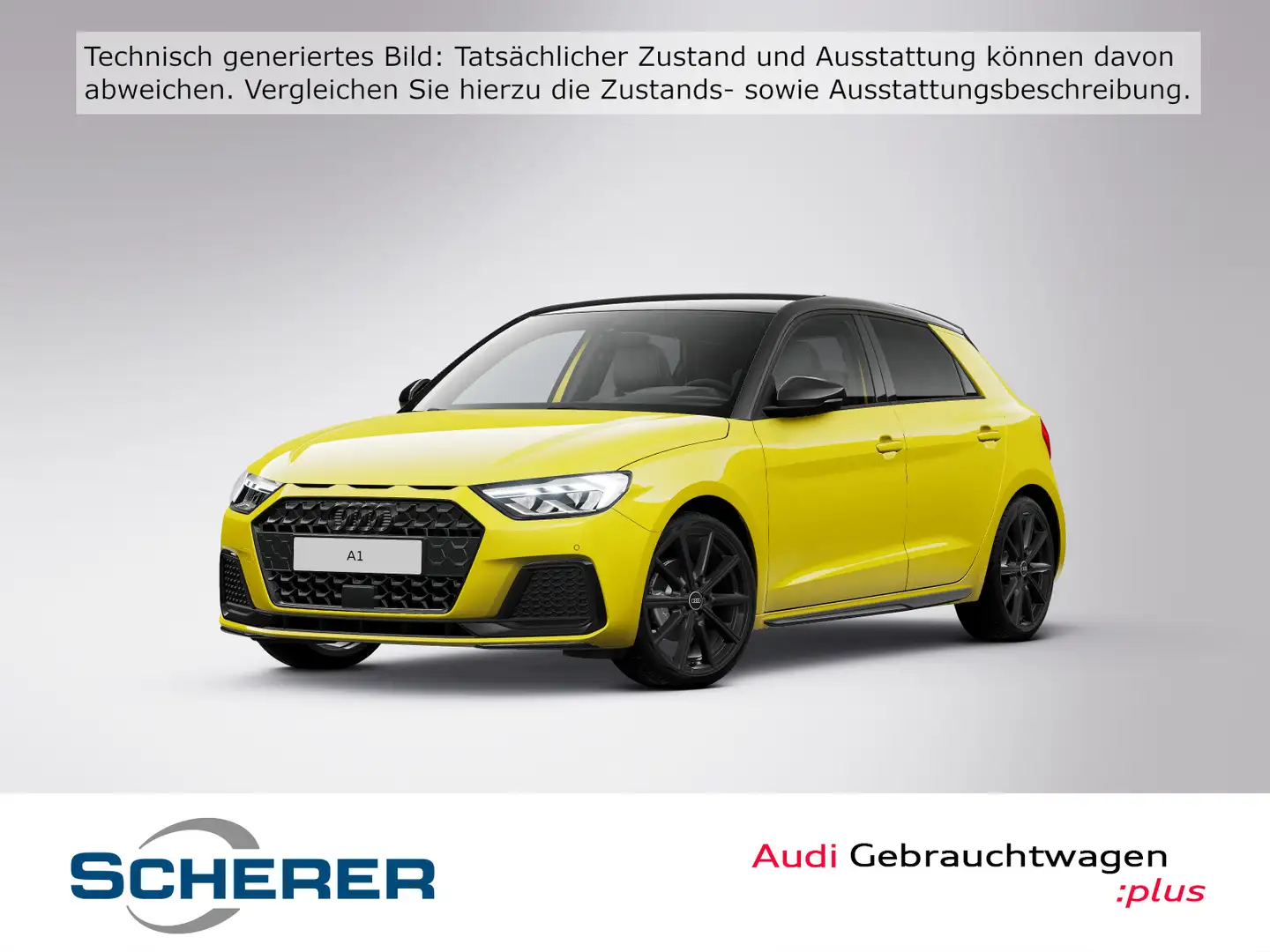 Audi A1 Advanced 30 TFSI S tronic OPTIK SCH Gelb - 1