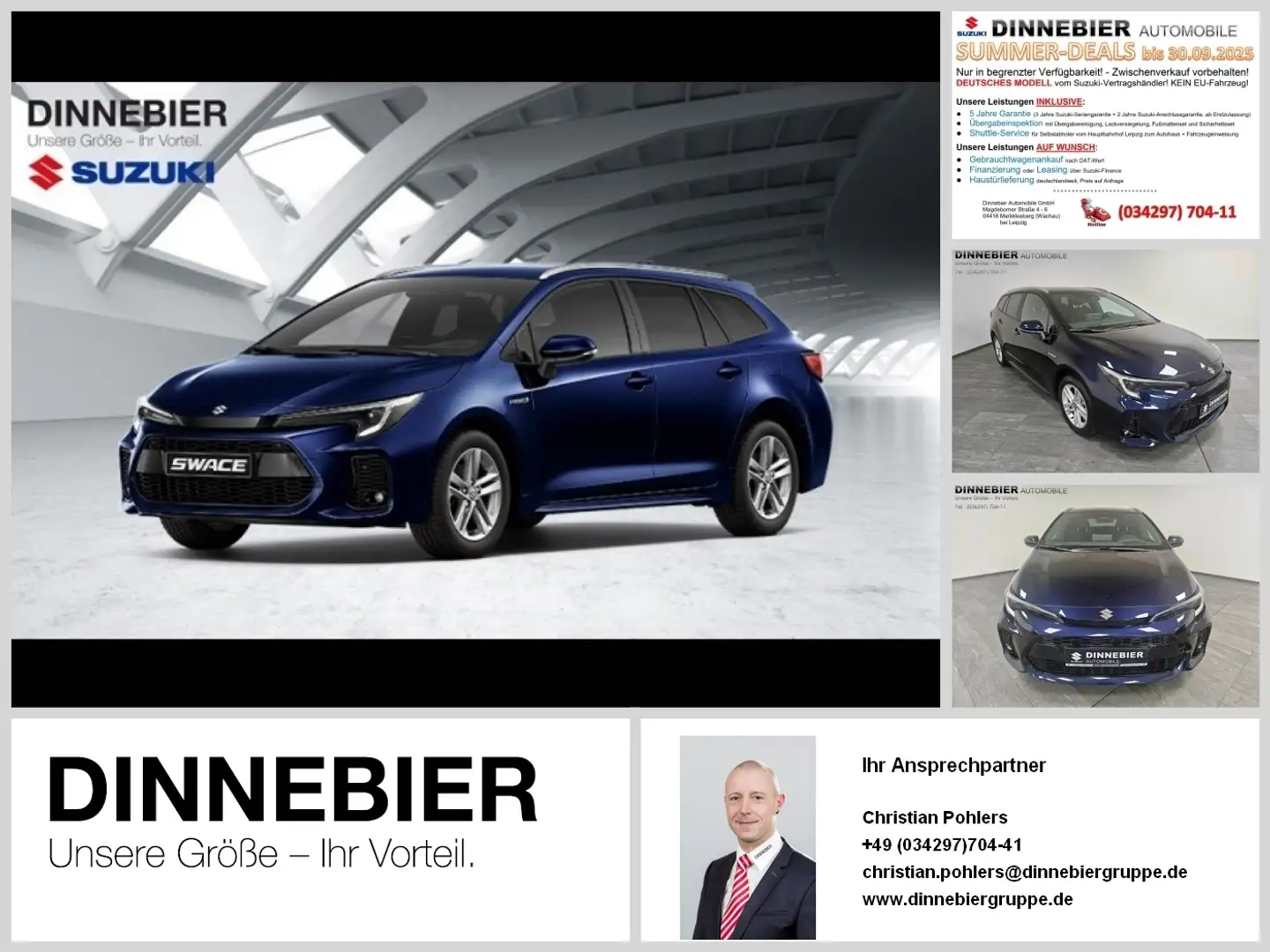 Suzuki Swace Comfort+ (CVT)  *5 Jahre Garantie* Bleu - 1
