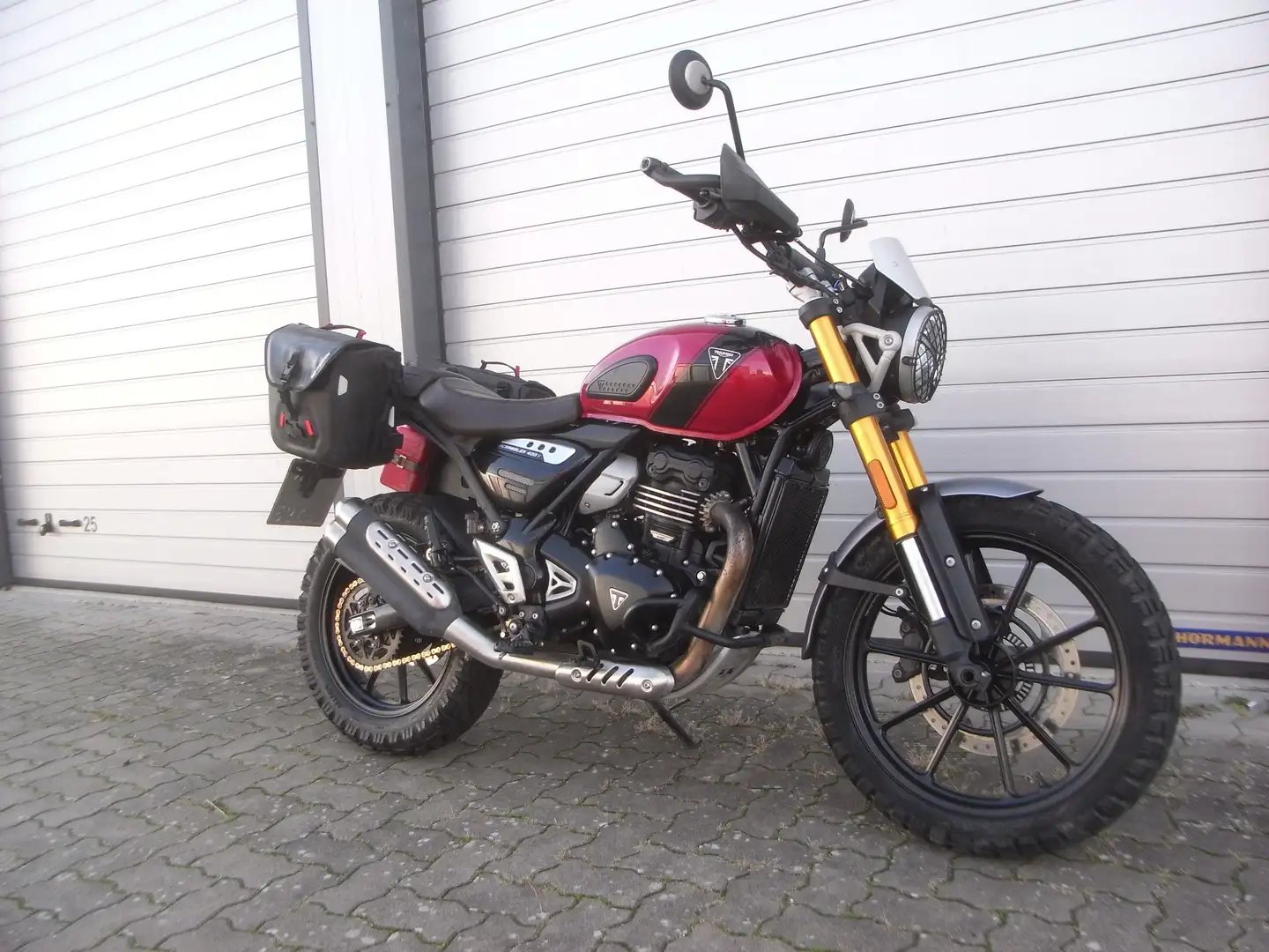 Triumph Scrambler 400 X -- Top Zubehör -- Neuer Service !!! Rojo - 1