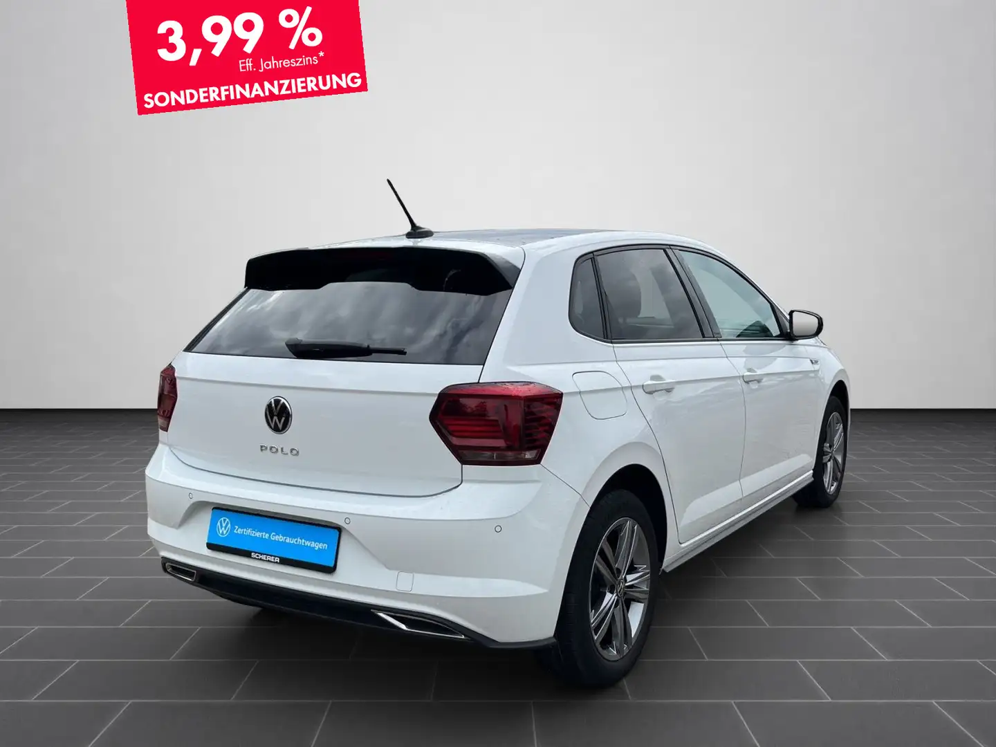 Volkswagen Polo Highline 1.0 TSI DSG R-LINE NAVI LED Weiß - 2