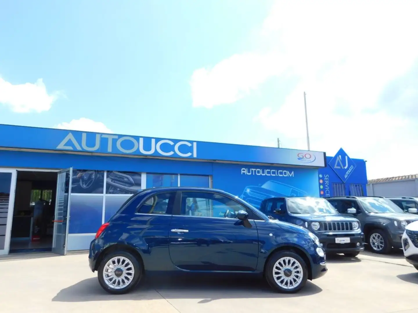 Fiat 500 C 1.0 Hybrid Dolcevita Bleu - 2