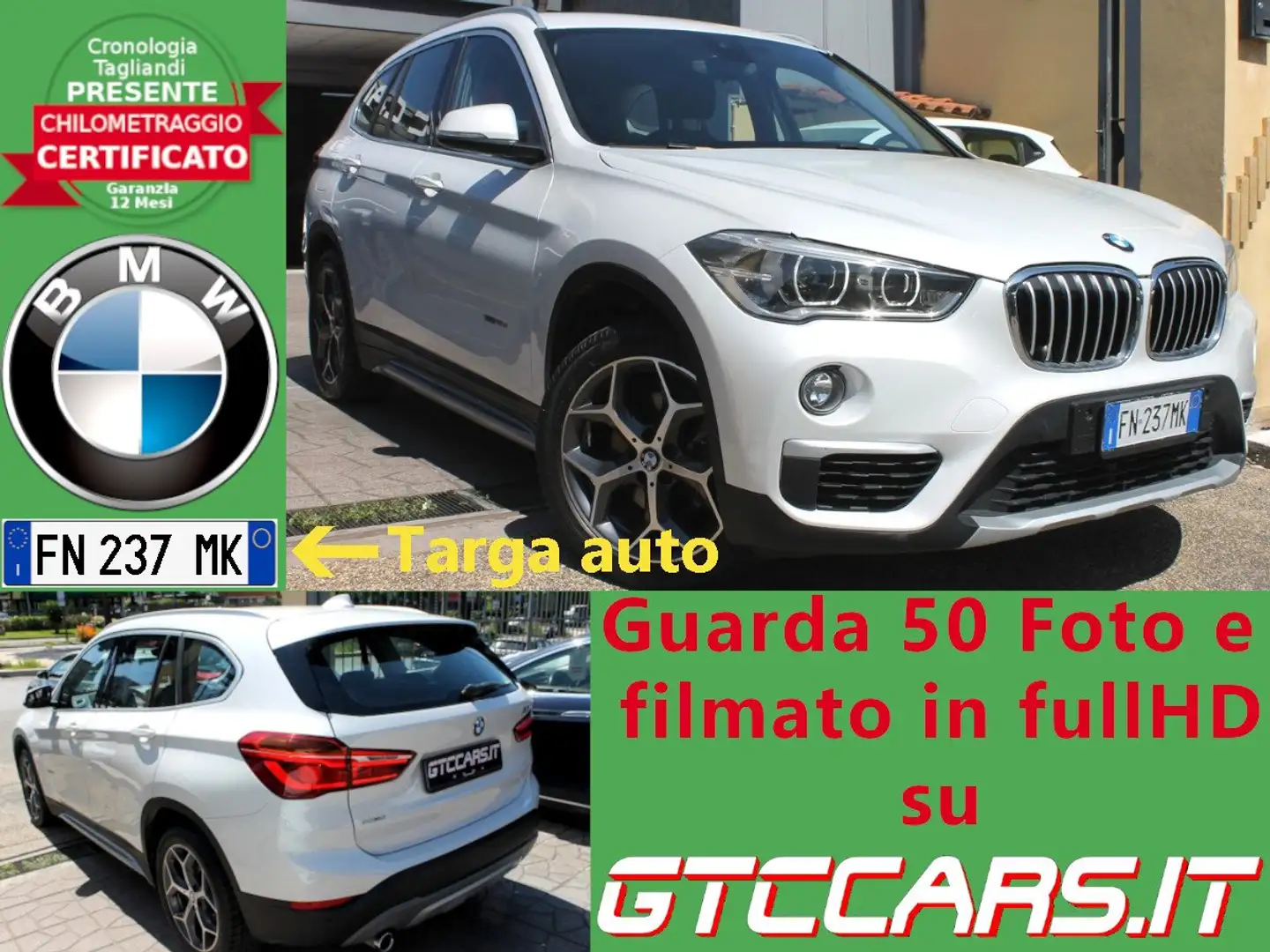 BMW X1 xdrive18d 150Cv xLine auto UNIPRO IVA DEDUCIBILE Wit - 1