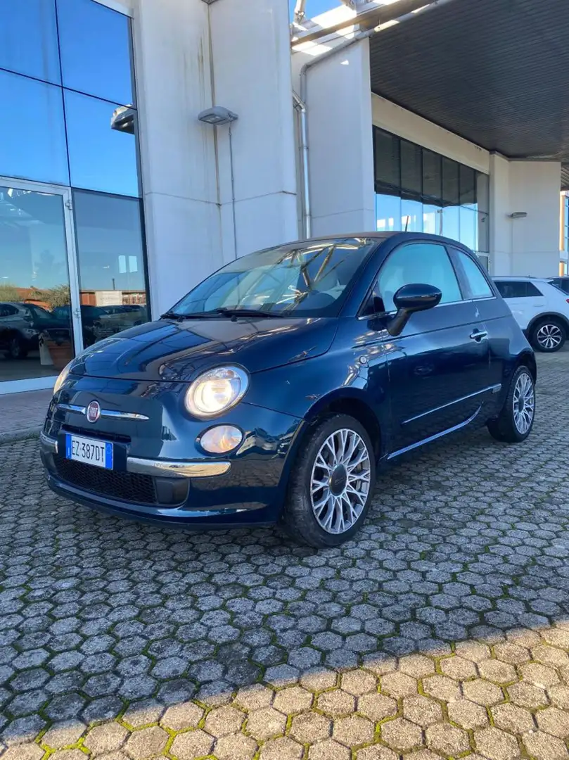 Fiat 500 1.2 Lounge NEO PATENTATO Bleu - 2