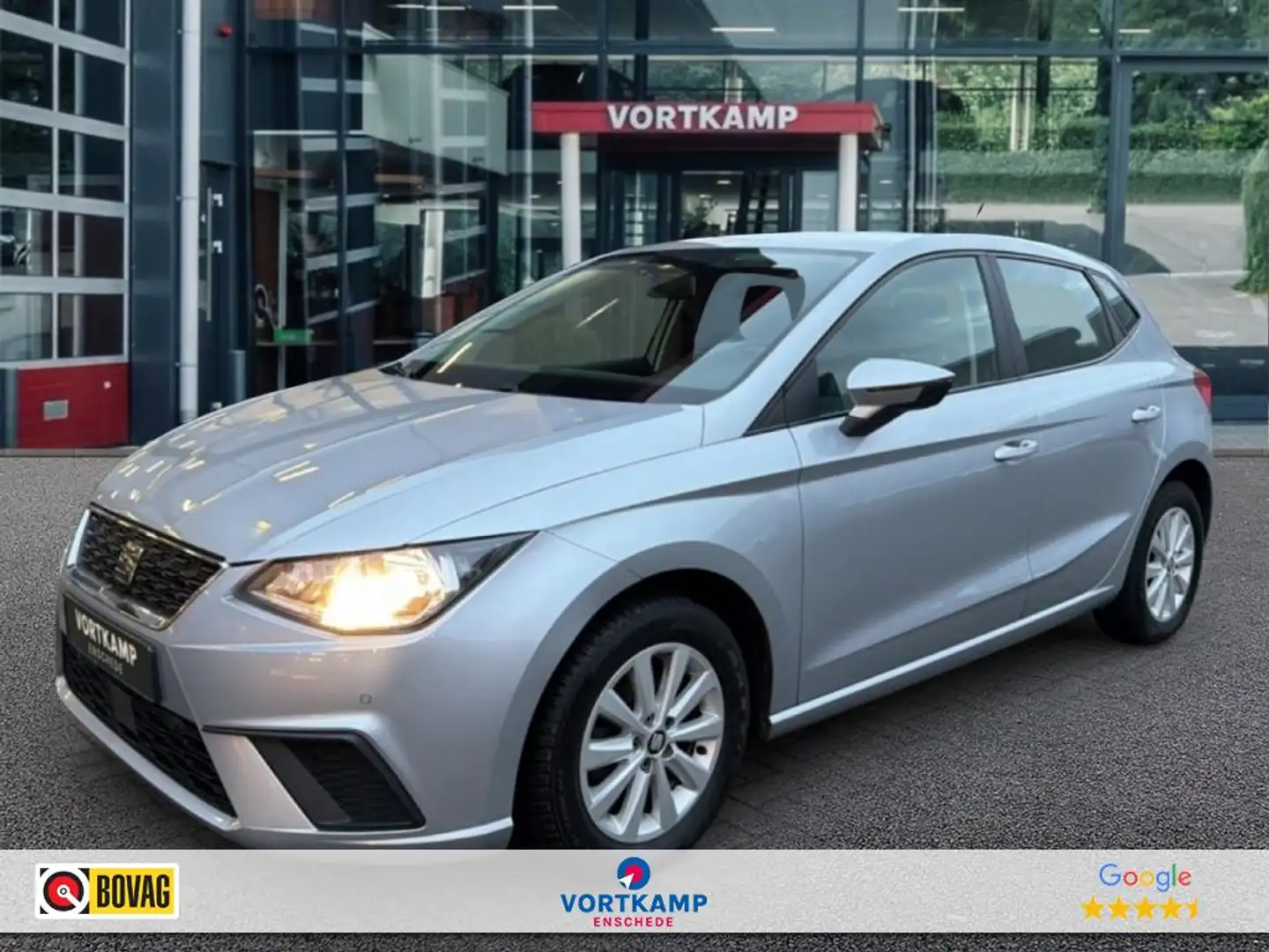 SEAT Ibiza 1.0 TSI STYLE CAMERA/NAVI/CARPLAY/CRUISE/STOELVERW Grijs - 1