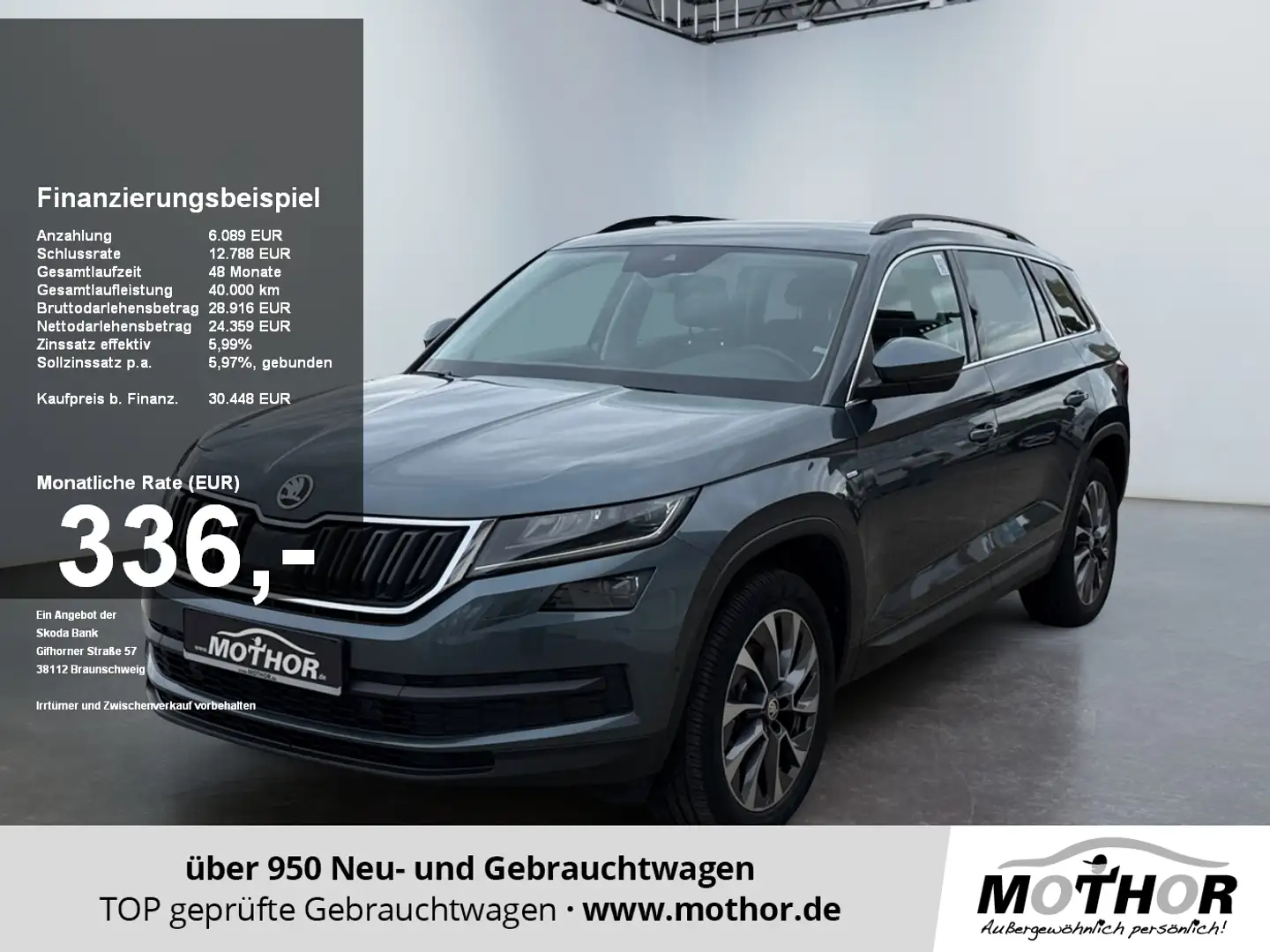 Skoda Kodiaq Drive 1.5 TSI ACT DSG elektr. Heckklappe Grau - 1