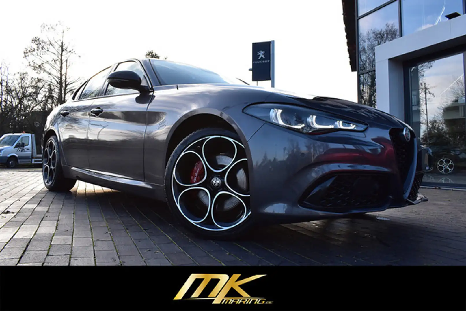 Alfa Romeo Giulia VELOCE Q4*MATRIX*ACC*CARPLAY*F1*H&K SOUND Grau - 2