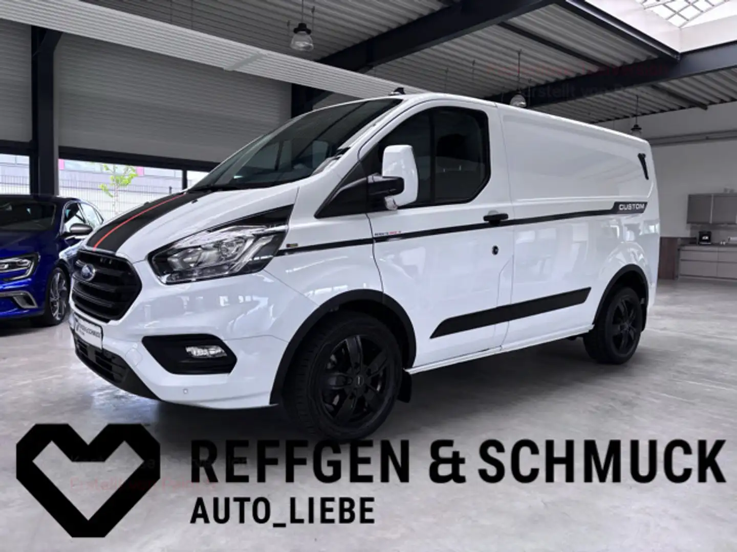 Ford Transit Custom KASTEN 340 L1 AUTOMAT+NAV+AHK+TÜV Blanc - 1