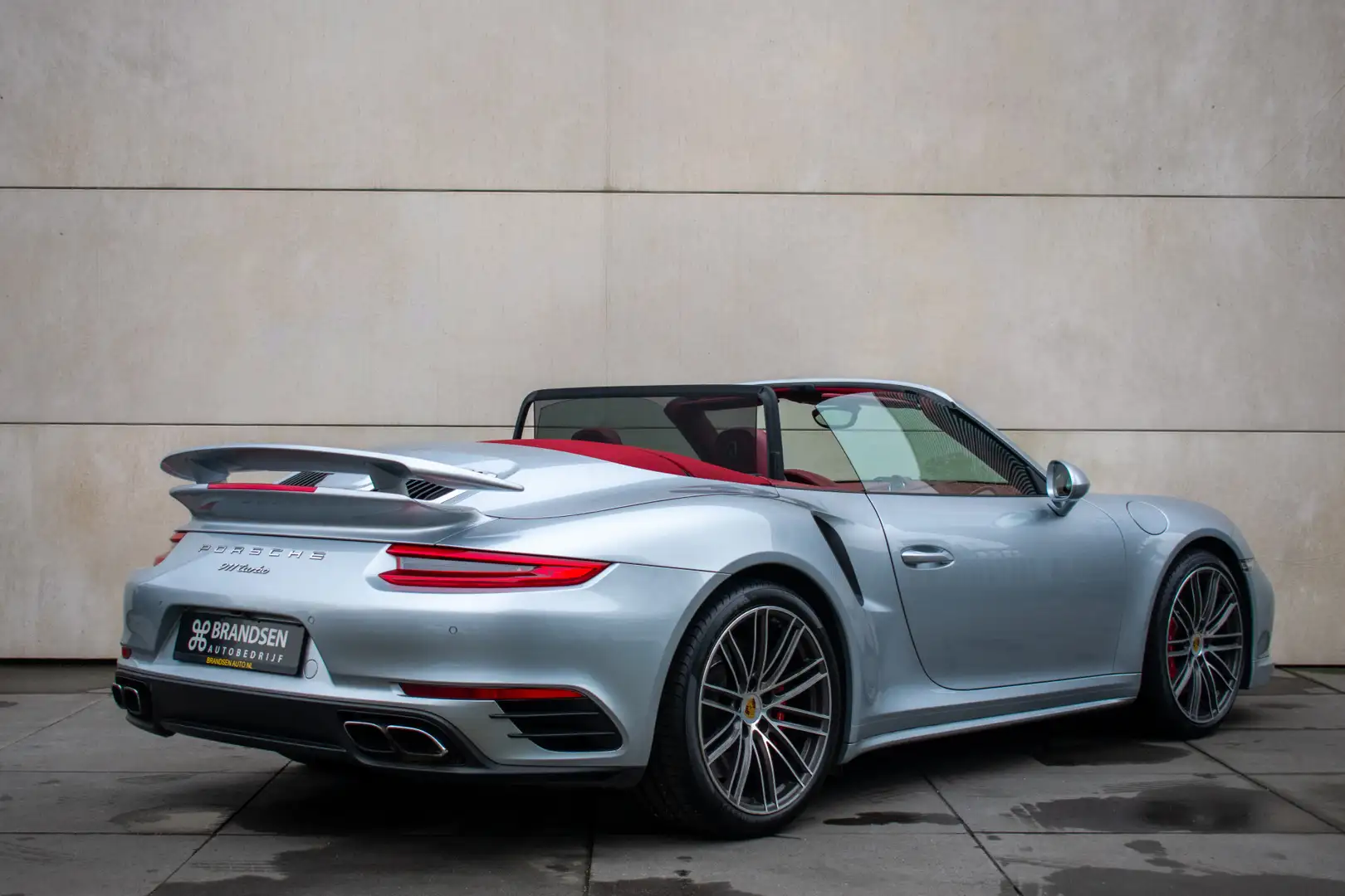 Porsche 991 Cabrio 3.8 Turbo Achterassturing - Carbon int. - 2 Сірий - 2