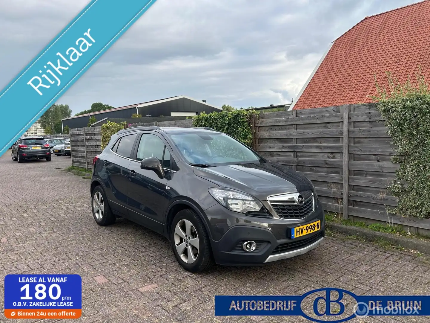 Opel Mokka 1.4 T Cosmo Leer trekhaak Grijs - 1