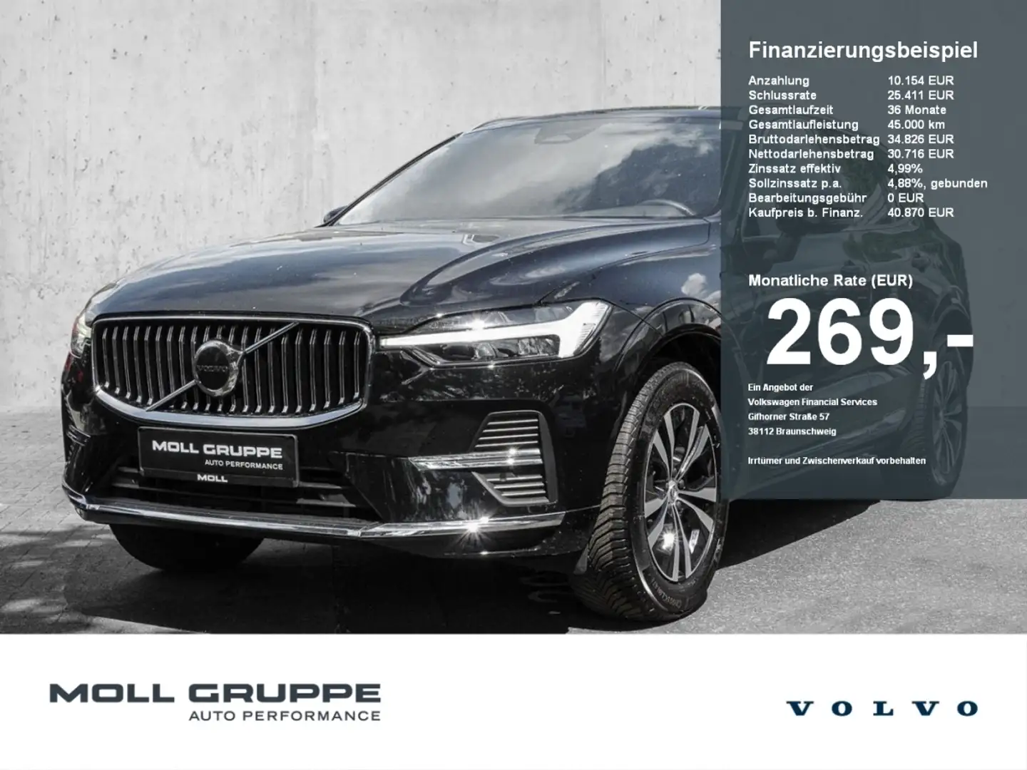 Volvo XC60 T6 AWD Inscription Expr. Plug-In Szhz. Pano LED Black - 1