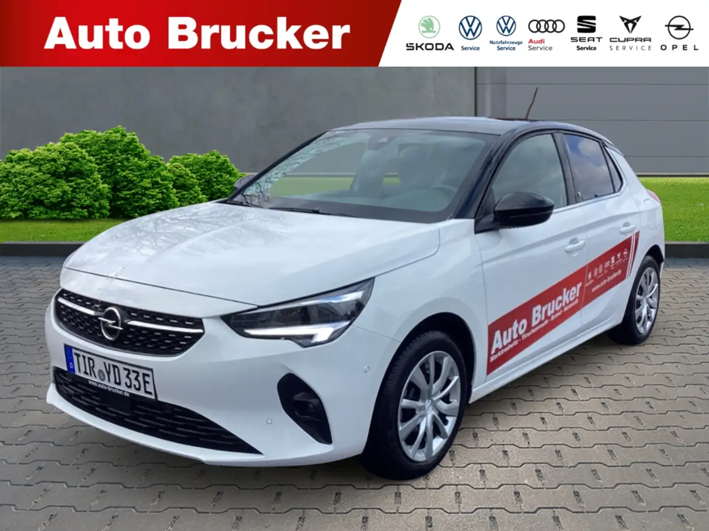 Opel Corsa-e F Elegance+Alu+Navi+LED+Klimaautomatik White - 1