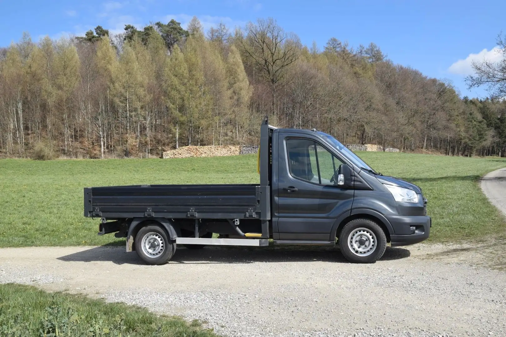 Ford Transit Pritsche 350 L2 Klima  AHK Tempomat Gris - 1