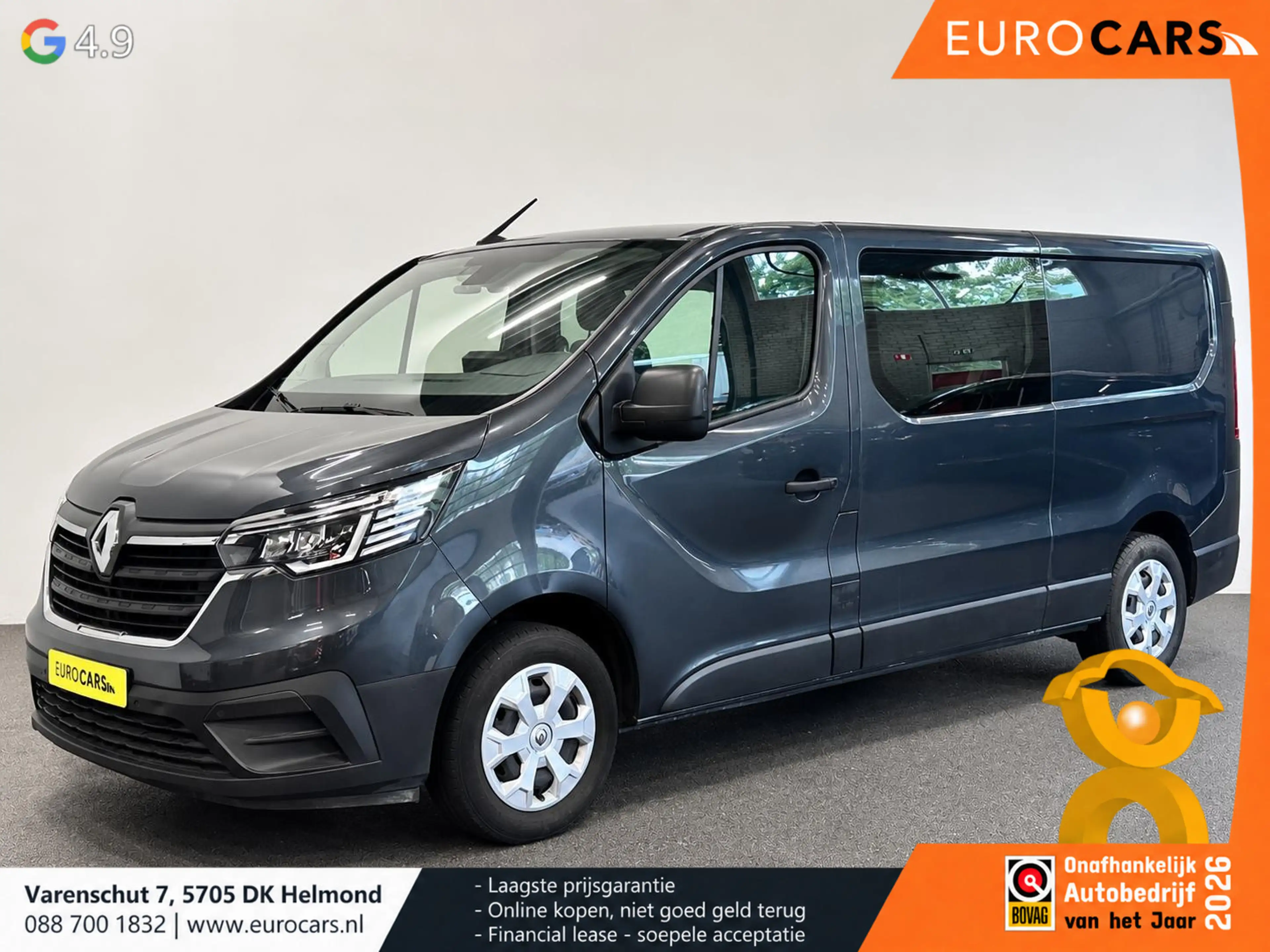 Renault Trafic 2.0 dCi 130 T30 L2H1 Comfort Dubbele Cabine Keyles