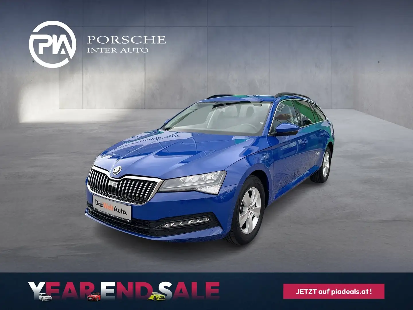 Skoda Superb Ambition TDI DSG Blau - 1