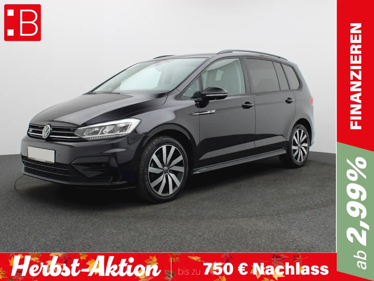 Volkswagen Touran 2.0 TDI DSG Highline R-Line BLACK STYLE KAMERA ALU Schwarz - 1