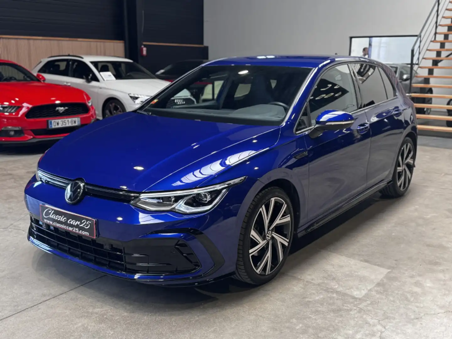 Volkswagen Golf 2.0 TDI SCR 150CH R-LINE DSG7 Bleu - 1