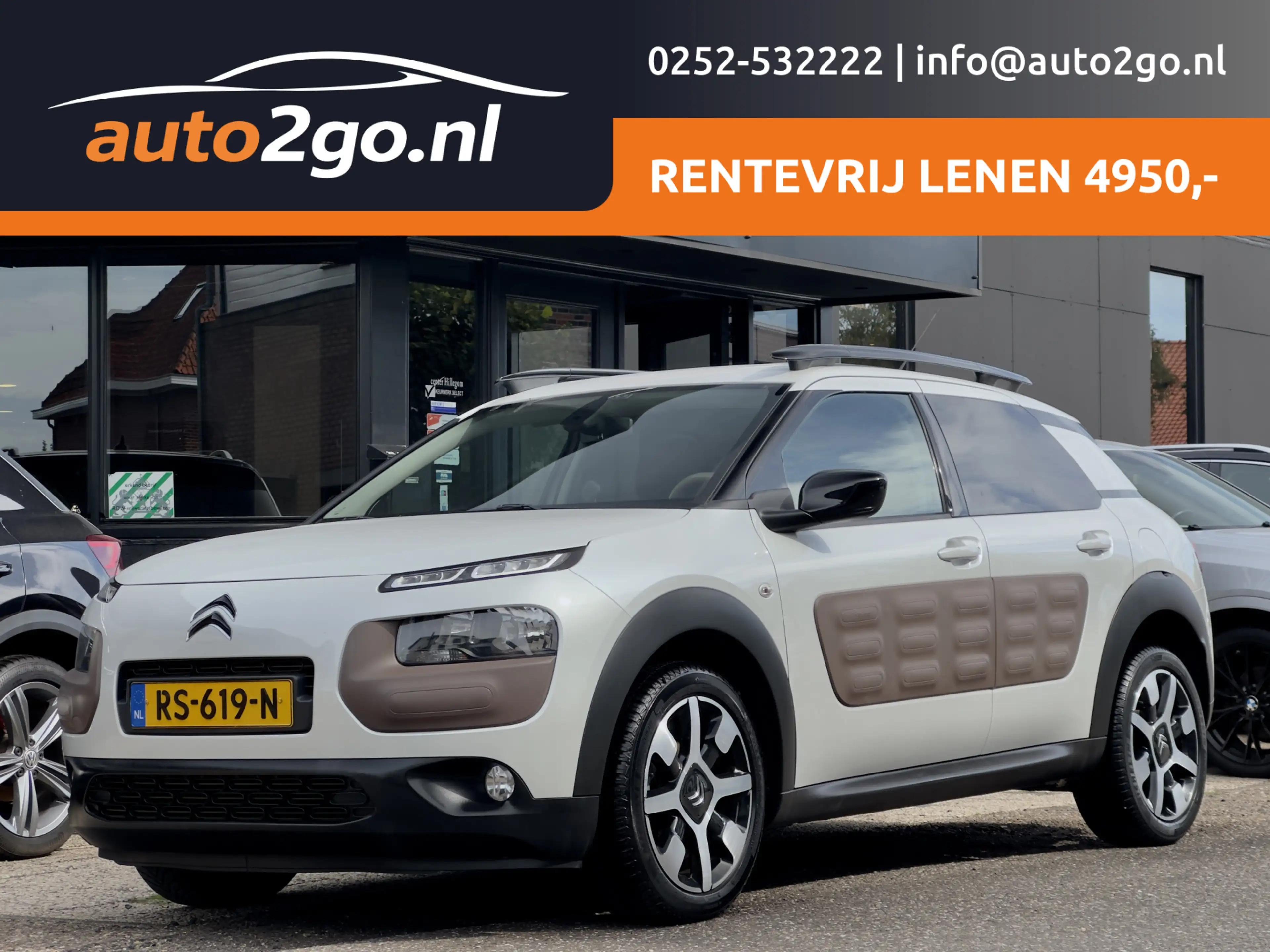 Citroen C4 Cactus 1.2 AUT5 SHINE NAVI CAMERA PARK-ASSIST AIRCO LED L