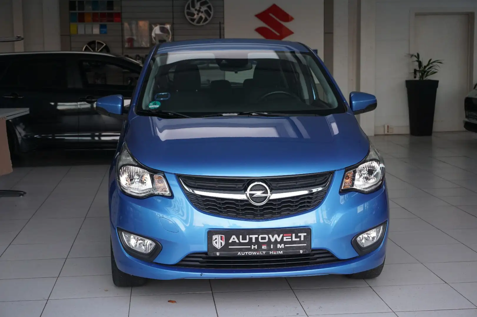 Opel Karl *Allwetter*SHZ*Lenkradheitzung*Klima*1. Hand Blau - 1