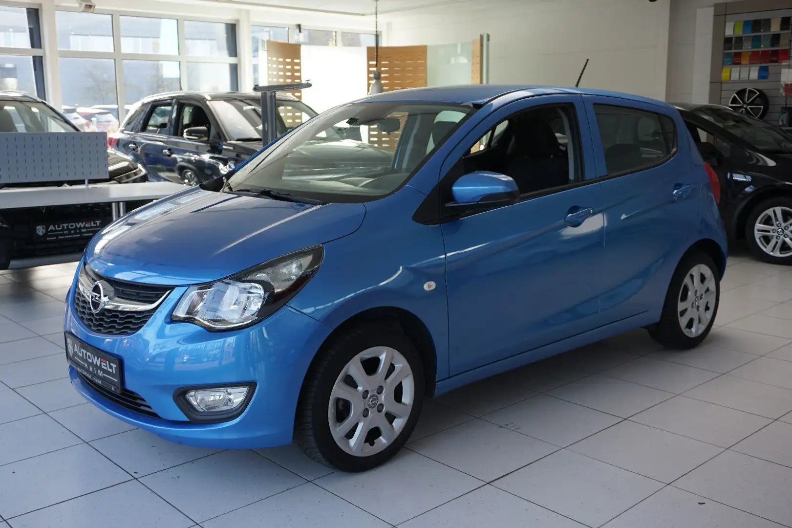 Opel Karl *Allwetter*SHZ*Lenkradheitzung*Klima*1. Hand Blau - 2