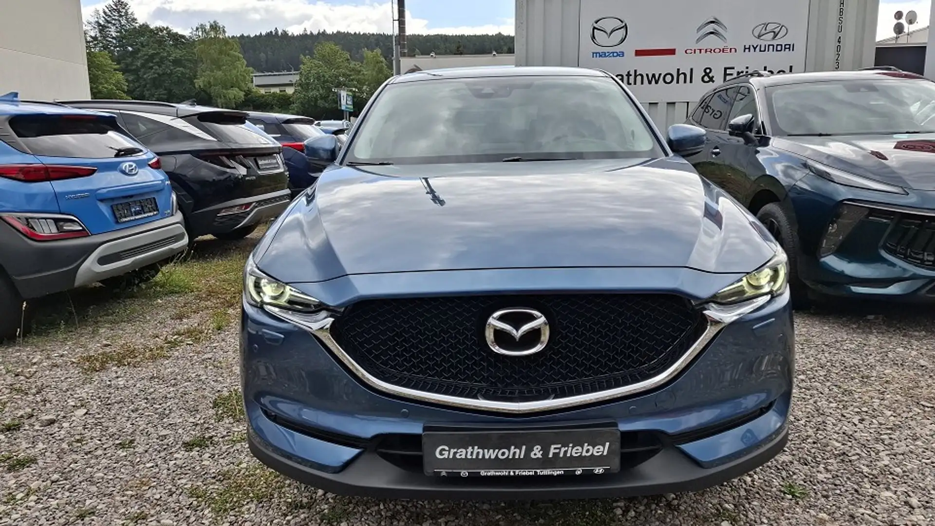 Mazda CX-5 SKYACTIV-G194 AT AWD Sports-Line + Leder Синій - 2