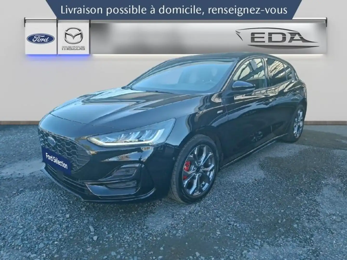 Ford Focus 1.0 Flexifuel mHEV 125ch ST-Line X Schwarz - 1