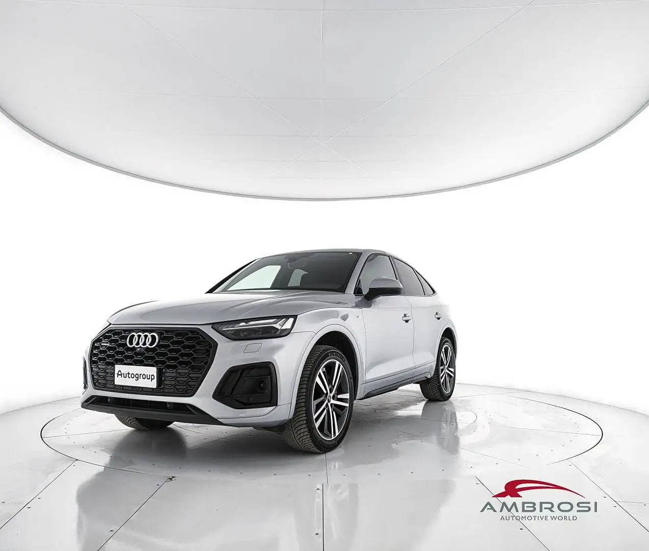 Audi Q5 40 2.0 tdi mhev 12V S line Plus quattro s-tronic 2 Argento - 1