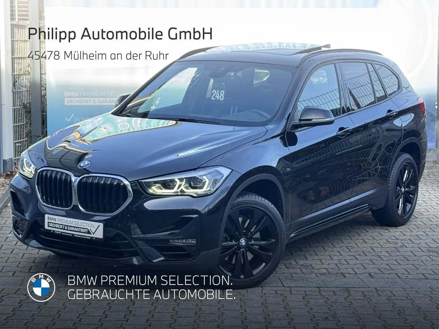 BMW X1 xDrive20i Sport Line PANO AHK RFK 18 LED Navi HiFi Schwarz - 1