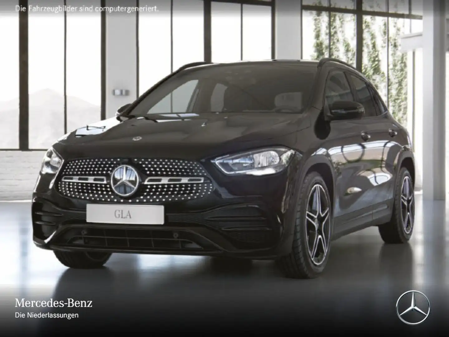 Mercedes-Benz GLA 250 e AMG+NIGHT+AHK+KAMERA+19"+8G Schwarz - 2